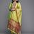 Women Lime Green Ethnic Motifs Yoke Design Beads and Stones Kurta with Trousers & With Dupatta