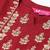 Women Maroon Floral Embroidered Kurta with Trousers
