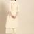 Women Beige Solid Angrakha Kurta with Palazzos