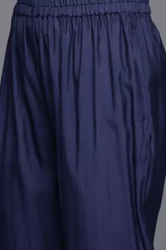 Ethnic Motifs Embroidered Regular Sequinned Kurta with Trousers & Dupatta