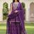 Women Ethnic Motifs Printed Empire Thread Work Pure Cotton Kurta with Sharara & With Dupatta