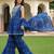 Women Ethnic Motifs Printed Empire Thread Work Pure Cotton Kurta with Sharara & With Dupatta