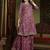 Floral Printed Mirror Work Pure Cotton A-Line Kurta With Sharara & Dupatta