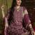 Floral Printed Mirror Work Pure Cotton A-Line Kurta With Sharara & Dupatta