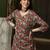 Women Floral Embroidered Empire Pure Cotton Kurta with Trousers & Dupatta