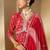 Women Printed Empire Mirror Work Pure Cotton Kurta with Sharara & With Dupatta