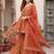 Women Floral Printed Empire Gotta Patti Pure Cotton Kurta with Sharara & With Dupatta