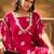 Bandhej Printed Kaftan & Tube Fusion Top With Sharara