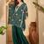 bandhani Printed Square Neck Beads And Stones Kaftan Kurti With Sharara