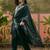 Printed V Neck Kurta Trousers & Dupatta
