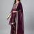 Women Purple Bandhani Printed Kurta with Sharara & With Dupatta
