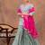 Women Floral Printed V-Neck Gotta Patti Pure Cotton Kurta with Sharara & Dupatta