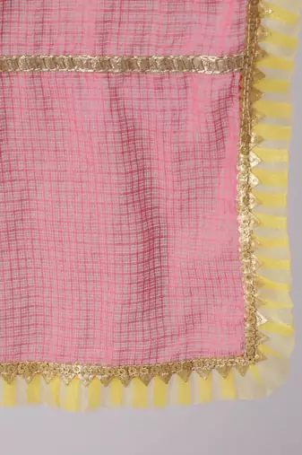 Ethnic Motifs Printed Pure Cotton Straight Kurta With Sharara & Dupatta