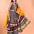 Women Ethnic Motifs Printed Tiered Gotta Patti Kurta With Sharara And Dupatta