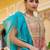 Ethnic Motifs Printed Tiered Gotta Patti Pure Silk Kurta with Sharara and Dupatta