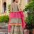 Ethnic Motifs Printed Tiered Gotta Patti Pure Silk Kurta with Sharara and Dupatta