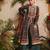 Women Ethnic Motifs Embroidered Anarkali Kurta With Sharara And Dupatta