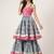 Floral Printed Shoulder Straps Gotta Patti Pure Cotton Kurta With Sharara & Dupatta