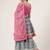Floral Printed Shoulder Straps Gotta Patti Pure Cotton Kurta With Sharara & Dupatta