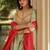 Women Printed Tiered Gotta Patti Kurta with Sharara and Dupatta