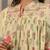 Yellow printed Silk Blend Kurta set