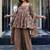 Women Floral Printed Layered Gotta Patti Pure Cotton Kurta with Palazzos & With Dupatta