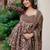 Women Floral Printed Layered Gotta Patti Pure Cotton Kurta with Palazzos & With Dupatta