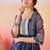 Women Ethnic Motifs Printed Pleated Thread Work Pure Cotton Kurta with Sharara