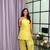 Lightt Parrot Green Color Lace Touchup Cotton Kurti Pant Set