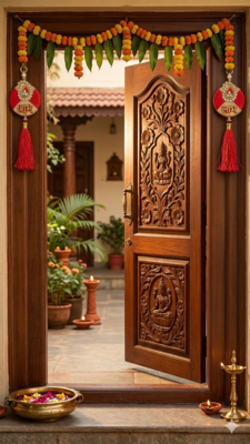 handmade traditional design decorative for home wall decor decoration (pack of 2) 1