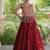 Maroon Cotton Navratri Readymade Lehenga Choli with Thread Embroidery Work