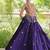 Purple Cotton Navratri Readymade Lehenga Choli with Thread Embroidery Work