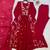 Rani Pink Color Sequnce Embroidery Chanderi Salwar Suit