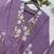 Lavender  Color Sequnce Embroidery Chanderi Salwar Suit