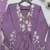 Lavender  Color Sequnce Embroidery Chanderi Salwar Suit