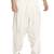 Mens cotton blend patiala pyjama - cream, relaxed fit with adjustable waistband