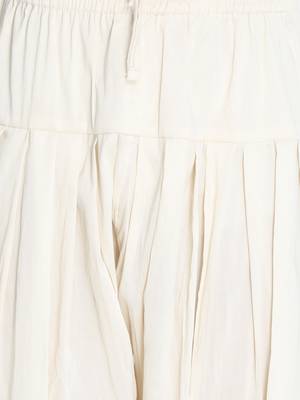 Mens cotton blend patiala pyjama - cream, relaxed fit with adjustable waistband 3