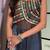 Black Color Kutchi Gamthi Lace Faux Georgette Kurti
