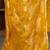 meher mustard viscose crepe saree with contrast blouse. 100% authentic handloom