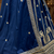 navy blue color Sequins and Zari Embroidery and Thread work silk blend Lehenga Choli set
