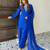 Blue Color Beautiful Fully Beads  & Sequins embroidery work Crepe Kurti Palazzo Set
