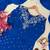 Blue Color Beautiful Fully Beads  & Sequins embroidery work Crepe Kurti Palazzo Set