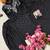 Black Color Beautiful Fully Beads  & Sequins embroidery work Crepe Kurti Palazzo Set