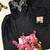 Black Color Beautiful Fully Beads  & Sequins embroidery work Crepe Kurti Palazzo Set