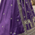 purple color Sequins and Zari Embroidery and Thread work silk blend Lehenga Choli set