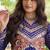 bandhani print faux georgette gown with kutchi patch work  12 meter flair  full sleeves  navratri & garba wear 