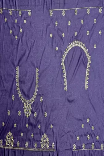 Royal Blue color Sequins and Zari Embroidery and Thread work silk blend Lehenga Choli set