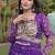 faux georgette bandhani print gown with kutchi patch work  12 meter flair full sleeves navratri festive gown 