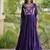 kora cotton multi thread embroidered mirror & real codi work gown  12 meter flair 4 layer stitching 