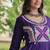 kora cotton multi thread embroidered mirror & real codi work gown  12 meter flair 4 layer stitching 